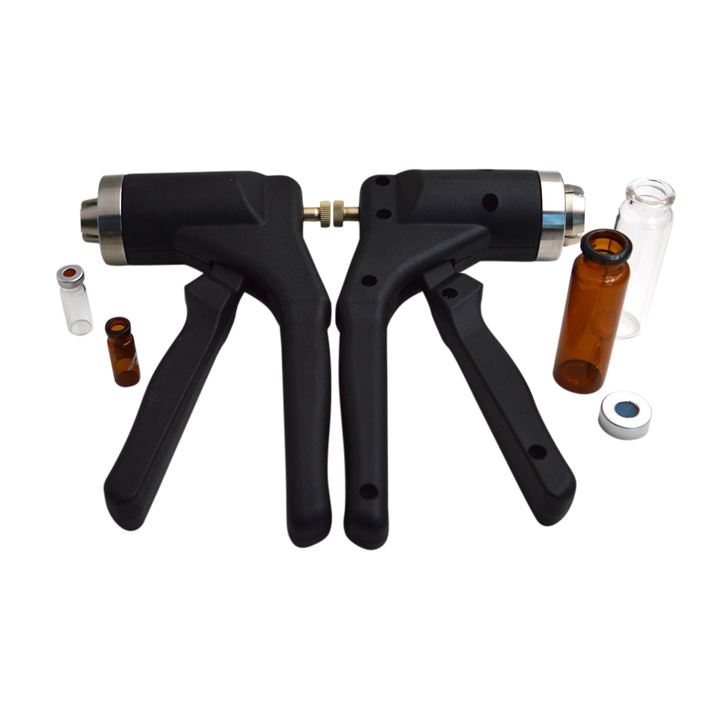 Cap crimpers and decrimpers
