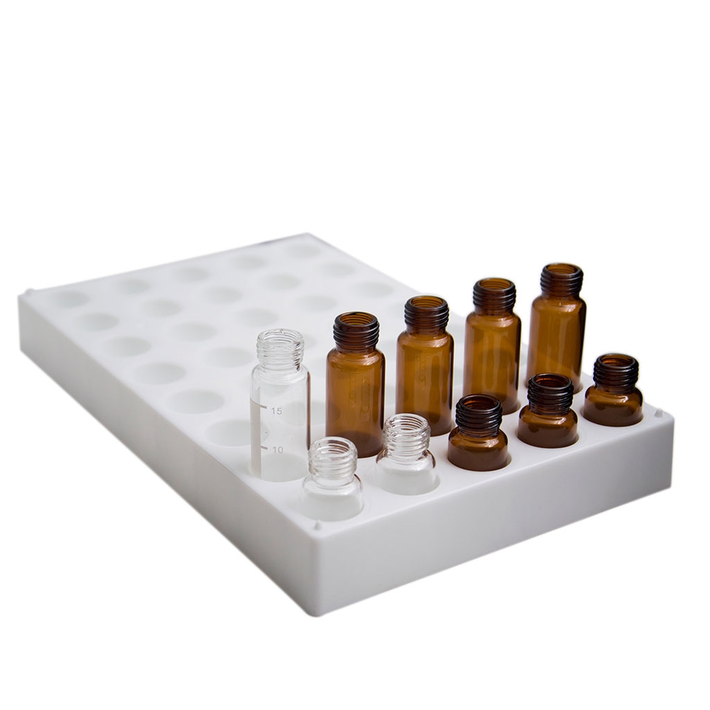 Chromatography vial racks